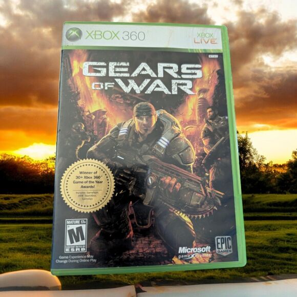 Gears of War Microsoft Xbox 360 2006 Disc &Case Only Live Rated M Blood Violence - Picture 1 of 4